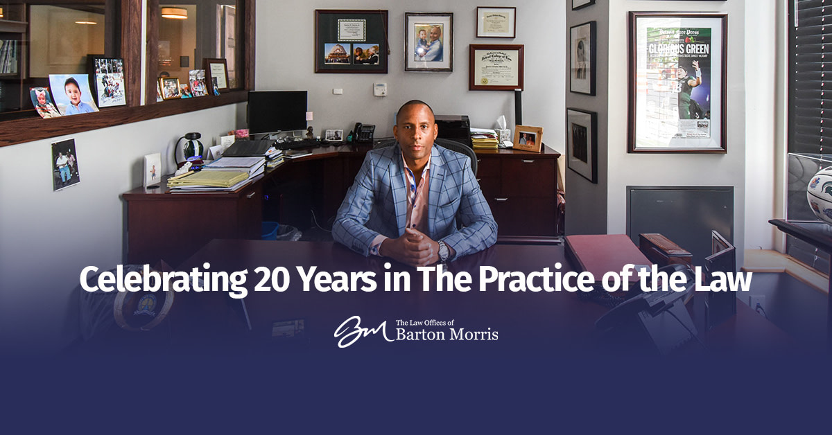 Celebrating 20 Years in the Practice of Law