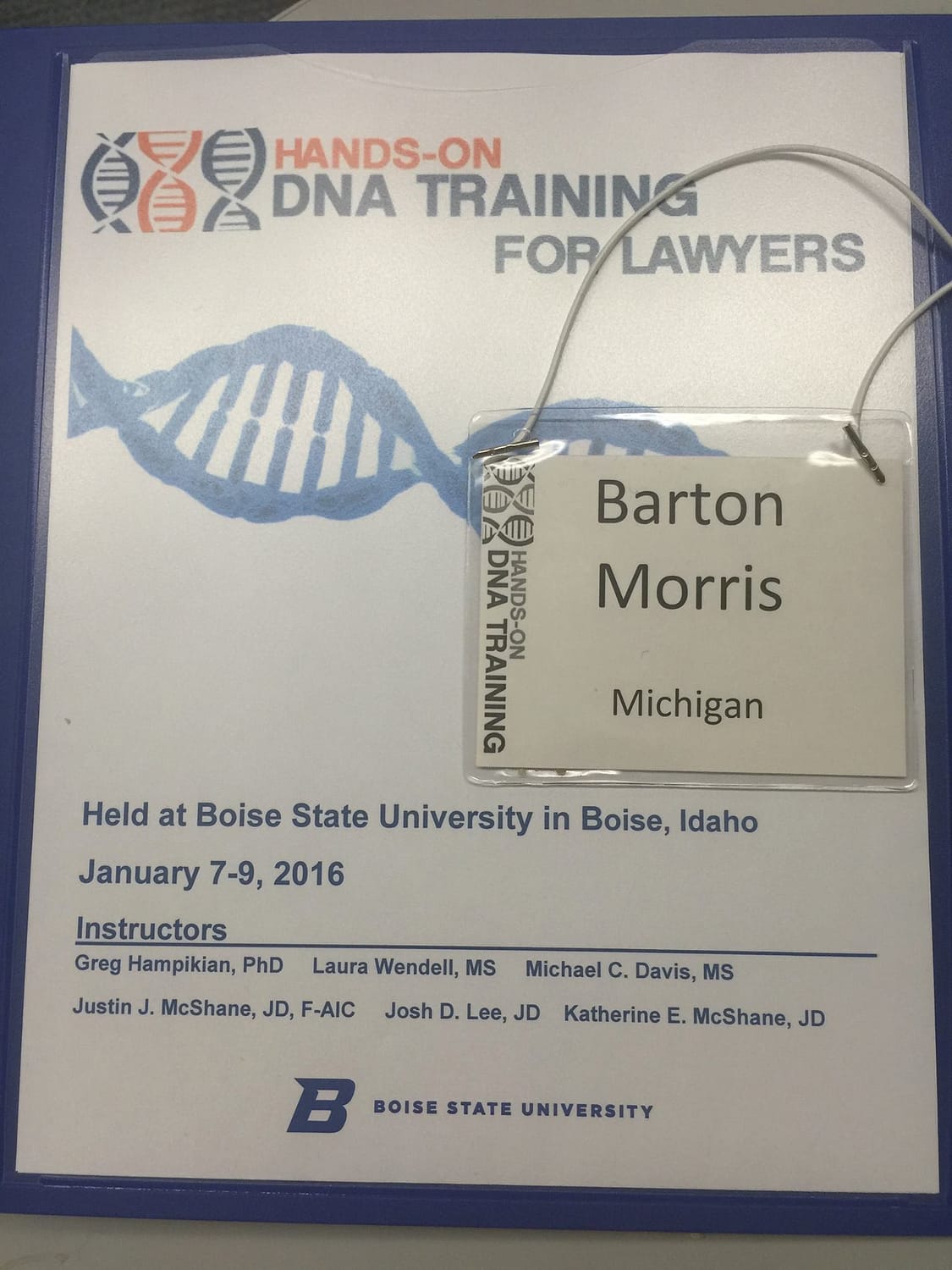 DNA Training For Lawyers