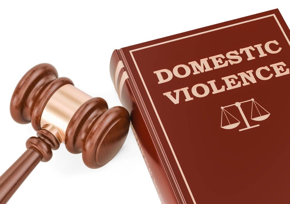 domestic violence law with gavel